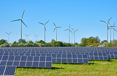 Rennewable energy generation seen in rural Germany