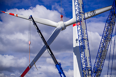 Nordex-Anlage wird errichtet
 - Hoort, APA/dpa