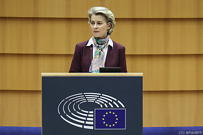 EU-Kommissionspräsidentin Ursula von der Leyen
 - Brussels, APA/AFP