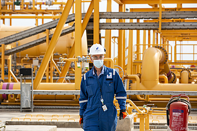 Iraks Ölminister Ihsan Abdul Jabbar
 - Rumaylah, APA/AFP