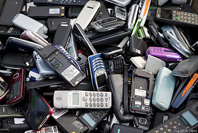 Die Handy-Recyclingquote liegt in Österreich bei 58 Prozent
 - Berlin, APA (dpa)