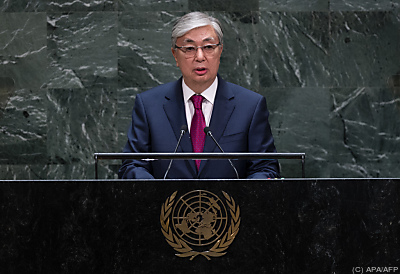 Der kasachische Präsident Kassym-Schomart Tokajew
 - New York, APA/AFP