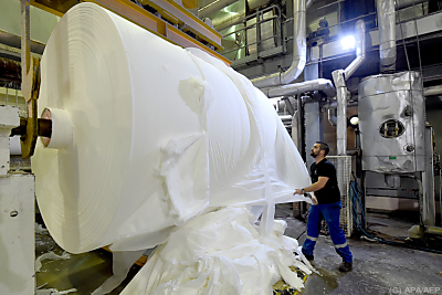 Bei der Papierherstellung fallen große Mengen Lignin als Abfall an
 - Saint-Mars-la-Brière, APA/AFP
