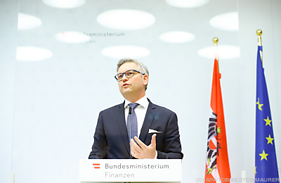 Finanzminister Magnus Brunner - Wien, APA/TOBIAS STEINMAURER