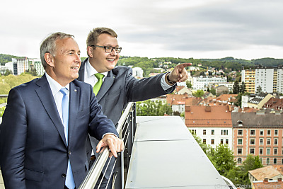 Christian Purrer und Martin Graf (re