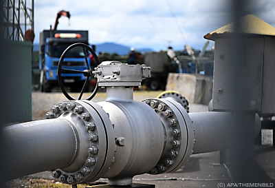 Gasspeicher-Leitungsrohr - Haidach, APA/THEMENBILD