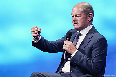 Deutsche Bundeskanzler Olaf Scholz - Mannheim, APA/dpa-Pool