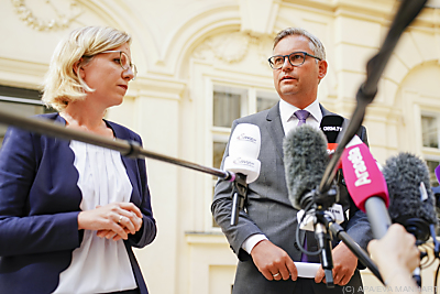 Brunner und Gewessler sehen Fortschritte bei den Beratungen – Wien, APA/EVA MANHART Brunner und Gewessler sehen Fortschritte bei den Beratungen - Wien, APA/EVA MANHART
