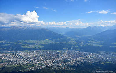 Blick auf Innsbruck - Innsbruck, APA/THEMENBILD