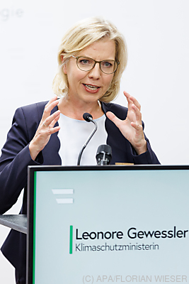 Energieministerin Leonore Gewessler - Wien, APA/FLORIAN WIESER