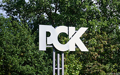 Logo der Raffinerie - Schwedt, APA/dpa