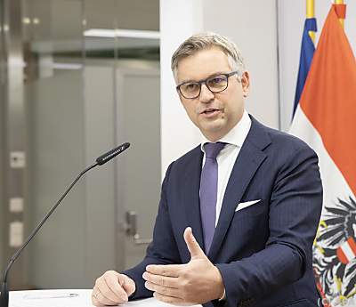 Finanzminister Magnus Brunner ist vom gewählten Modell überzeugt - Wien, APA