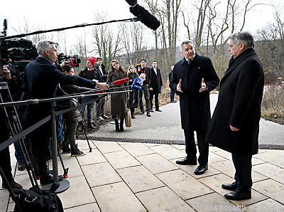 Klausurtag eins für die Medien nur outdoor - Mauerbach, APA/ROLAND SCHLAGER