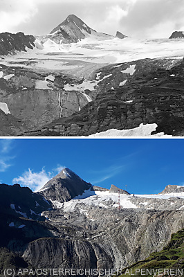 Akteure uneins über Gletscherschwund
– Innsbruck, APA/ÖSTERREICHISCHER ALPENVEREIN Akteure uneins über Gletscherschwund
- Innsbruck, APA/ÖSTERREICHISCHER ALPENVEREIN