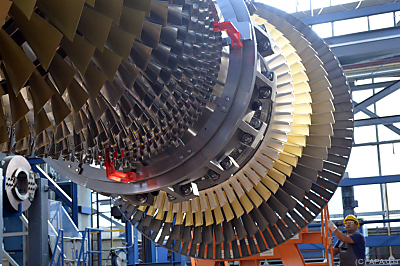 Eine Gasturbine von Siemens Energy
 - Berlin, APA/dpa