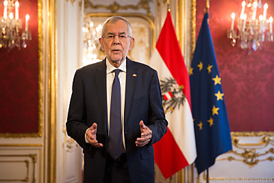 Van der Bellen spricht stehend zum Volk - Österreich-weit, APA/BUNDESHEER