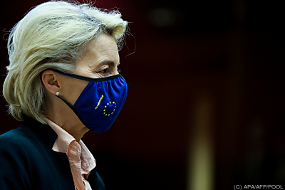 Kommissionspräsidentin Ursula von der Leyen - Brussels, APA/AFP/POOL