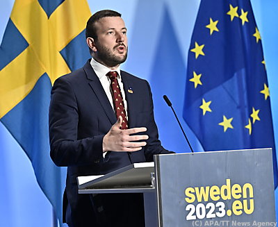 EU-Umweltkommissar Virginijus Sinkevicius – Stockholm, APA/TT News Agency EU-Umweltkommissar Virginijus Sinkevicius - Stockholm, APA/TT News Agency