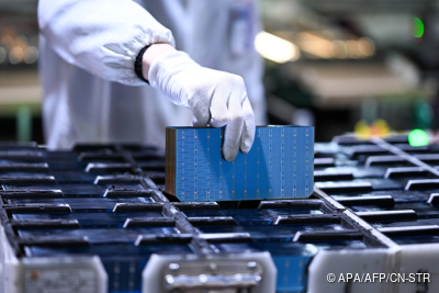 Chinas Solarmodule im Ausland begehrt
 - Suqian, APA/AFP/CN-STR