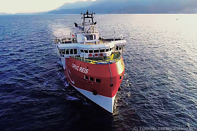 Die Oruc Reis soll länger auf hoher See bleiben
 - Antalya, TURKISH DEFENCE MINISTRY