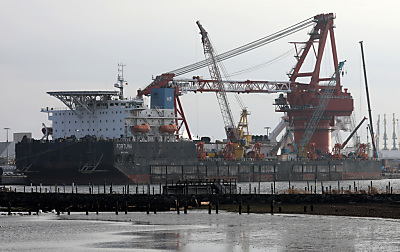 Verlegeschiff der Pipeline
– Wismar, APA/dpa Verlegeschiff der Pipeline
- Wismar, APA/dpa