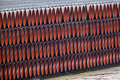 Röhre für die Pipeline
 - Sassnitz-Mukran, APA/dpa