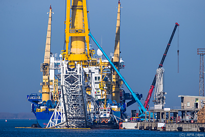 Die Verlegearbeiten sind laut Uniper-Chef fast abgeschlossen
 - Wismar, APA (dpa)