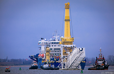 Das Rohr-Verlegeschiff "Akademik Tscherski"
 - Wismar, APA/dpa