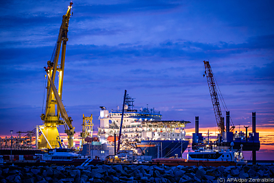 Auf weitere Probleme will man vorbereitet sein
 - Mukran, APA/dpa-Zentralbild