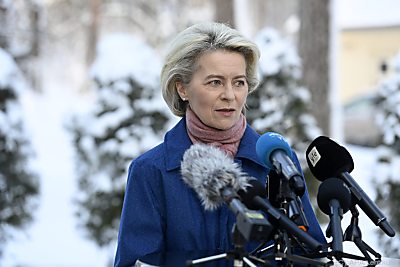 Kommissionspräsidentin Ursula von der Leyen - Helsinki, APA/Lehtikuva
