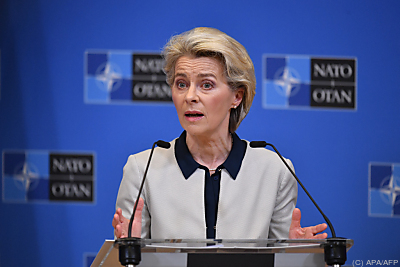 Kommissionspräsidentin Ursula von der Leyen – Brussels, APA/AFP Kommissionspräsidentin Ursula von der Leyen - Brussels, APA/AFP