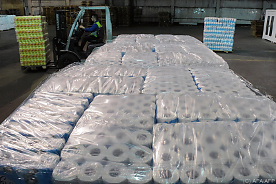 Ohne Gas kein Klopapier - , APA/AFP