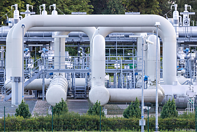 Derzeit werde annähernd gleich viel Gas ein- und ausgespeichert - Lubmin, APA/dpa