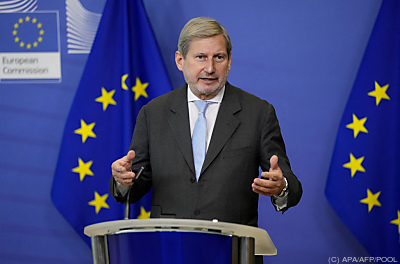 Der aus Österreich entsandte EU-Budgetkommissar Johannes Hahn - Brussels, APA/AFP/POOL