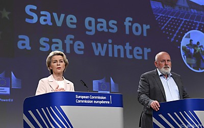 EU-Kommission hat Gas-Notfallplan vorgestellt - Brussels, APA/AFP
