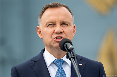 Polens Präsident Andrzej Duda – Gdynia, APA/AFP Polens Präsident Andrzej Duda - Gdynia, APA/AFP