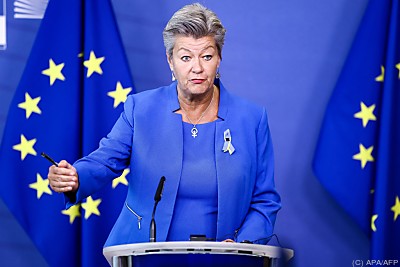 EU-Kommissarin Ylva Johansson lässt kritische Infrastruktur testen - Brussels, APA/AFP