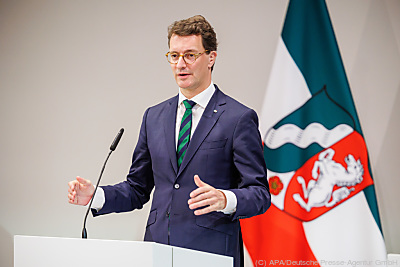 Nordrhein-Westfalens Ministerpräsident Hendrik Wüst - Hannover, APA/Deutsche Presse-Agentur GmbH