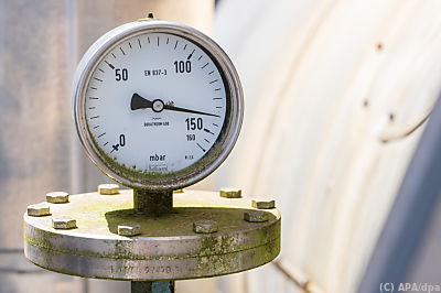Druckanzeige eines Gasspeicher – Wolfersberg, APA/dpa Druckanzeige eines Gasspeicher - Wolfersberg, APA/dpa