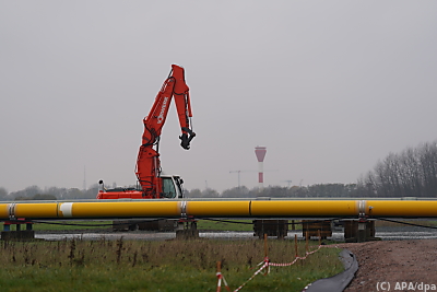 Gas-Pipelines für LNG Flüssiggas-Schwimmterminal - Brunsbüttel, APA/dpa
