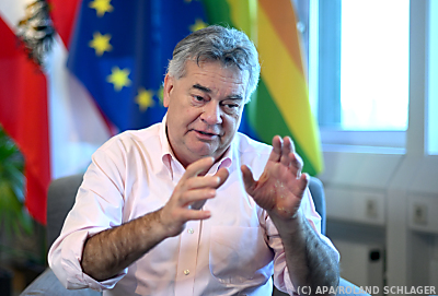 Vizekanzler Werner Kogler beim APA-Interview - Wien, APA/ROLAND SCHLAGER