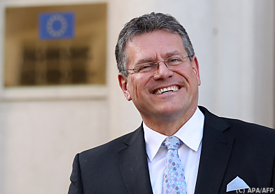 EU-Kommissionsvize Maros Sefcovic - London, APA/AFP