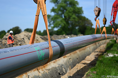 Bau der LNG-Leitung - Westerstede, APA/dpa