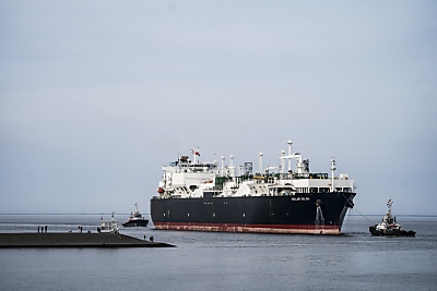 Ab 2027 sollen in Stade LNG-Tanker anlegen (Symbolbild)
 - Eemshaven, APA/AFP/ANP