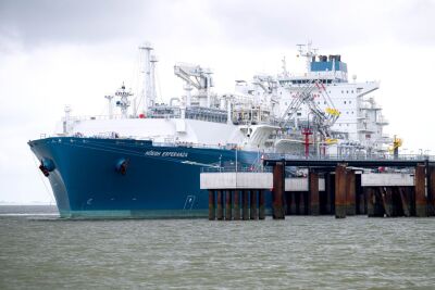 Deutschland importiert 8 Prozent der Gasimporte über LNG-Schiffe
 - Wilhelmshaven, APA/dpa