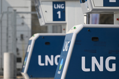 LNG dient zur Diversifizierung der Energieversorgung (Symbolbild)
 - Dortmund, APA/AFP