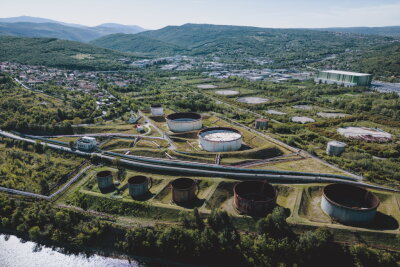 Gelände des Ölterminals der Transalpinen Ölpipeline TAL
 - Triest, APA/EXPA/JFK