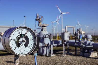 Oberirdisches Manometer an unterirdischem Gasspeicher
 - Bad Lauchstädt, APA/dpa
