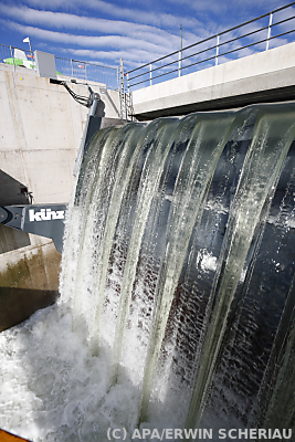 Vor allem bei der Wasserkraft hat es Rückgänge gegeben
 - Graz, APA/ERWIN SCHERIAU