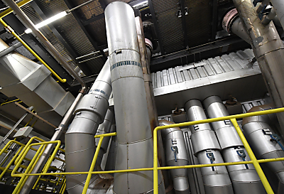 Heizkessel eines Biomassekraftwerks
 - Wien, APA/THEMENBILD